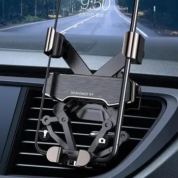 

Gravity Car Phone Holder Air Vent Clip Mount No Magnetic Mobile Support Cell Stand For iPhone X Xiaomi Smartphone In Car