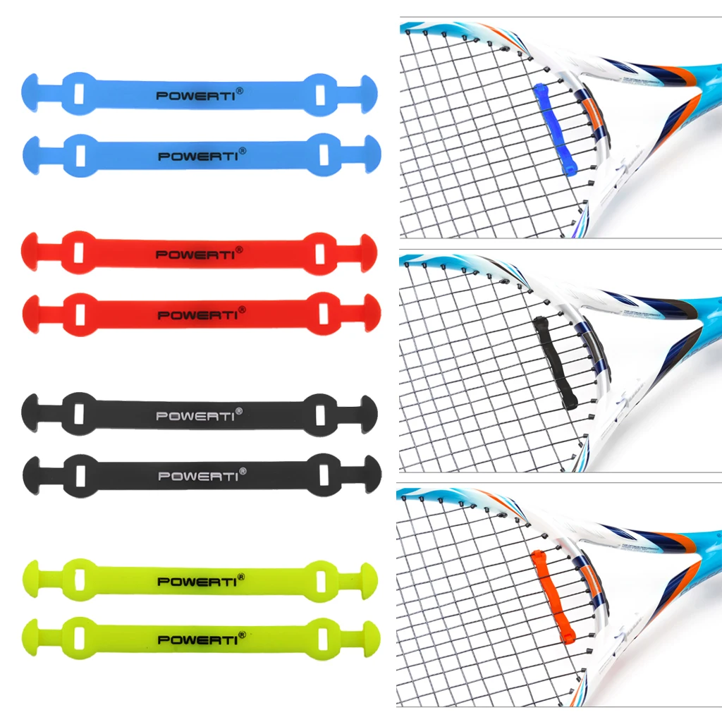 2Pcs Tennis Vibration Dampener Replacement - Great for Your Racket and Strings - Choice of Color