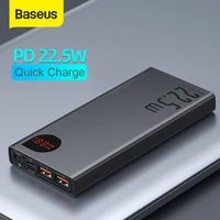 Baseus-batería externa portátil de 20000 mAh, Powerbank SCP QC PD de carga rápida para iPhone, Xiaomi Mi, Poverbank
