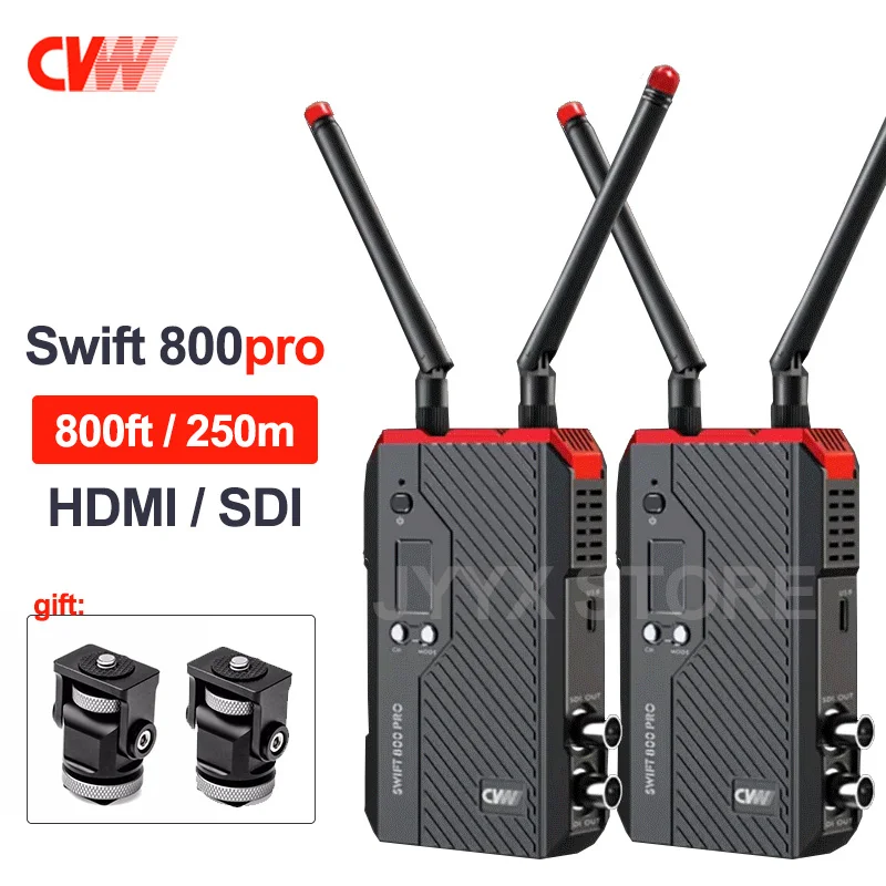 CVW SWIFT 800pro 800ft Wireless HD image Video transmission SDI Wireless Transmitter Receiver Phone APP monitoring 800 pro