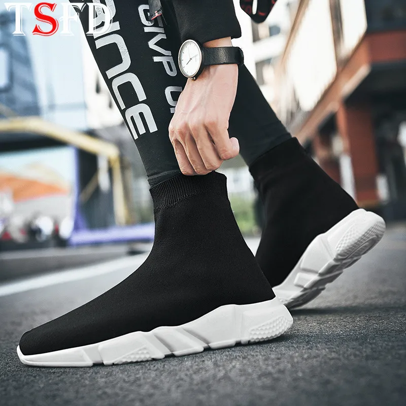 Mens sock style trainers Clearance