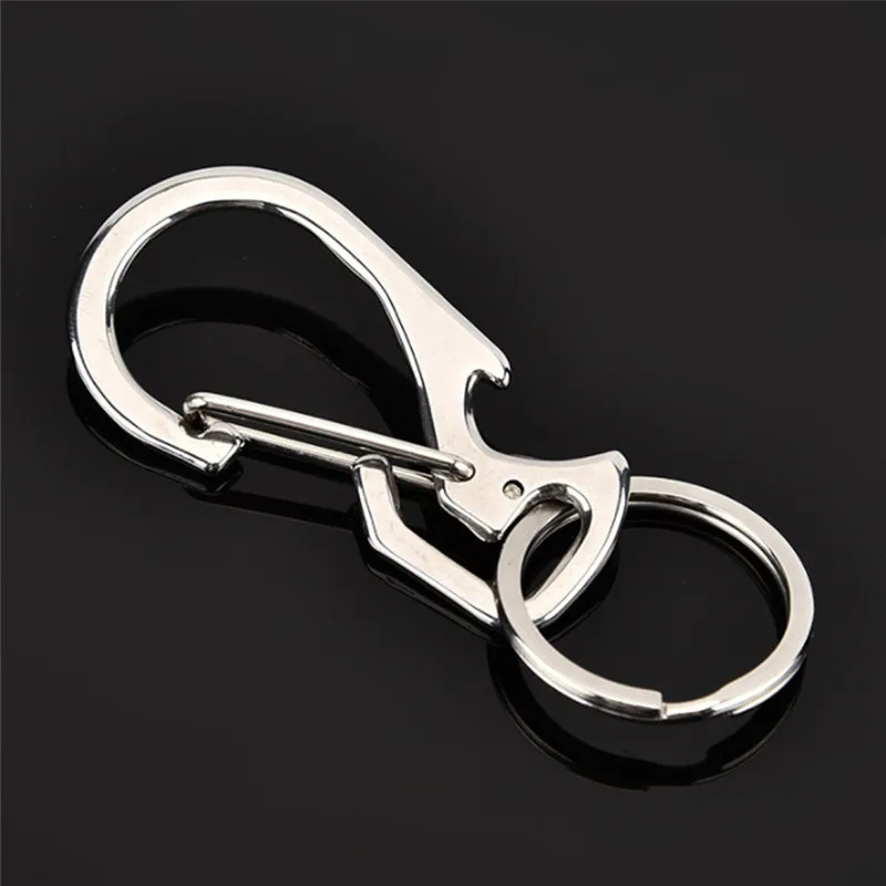 

Creative Quick Release Keychain Outdoor Camping Climbing Key Ring Hook Lock Tool Carabiner Metal Key chain