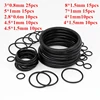 120pcs/Pack Anti Gas Leak Seal Waterproof Rubber O-Ring Gasket DIY Repair Replacement Part For Dupont & Famous Brand Lighters 1