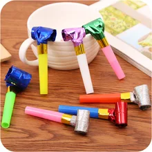 Детские игрушки на день рождения вечерние рога добавить в веселый свисток Blowouts креативный детский подарок на день рождения