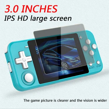 

IPS Screen Handheld Game Console Source System Game Player Retro 3.0 inches Open Dustproof Portable Carrying Decor
