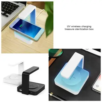 

Mobile Phone UV Lamp Sterilizer Portable Smart Wireless Charging Cathode Ultraviolet Sterilization Disinfection