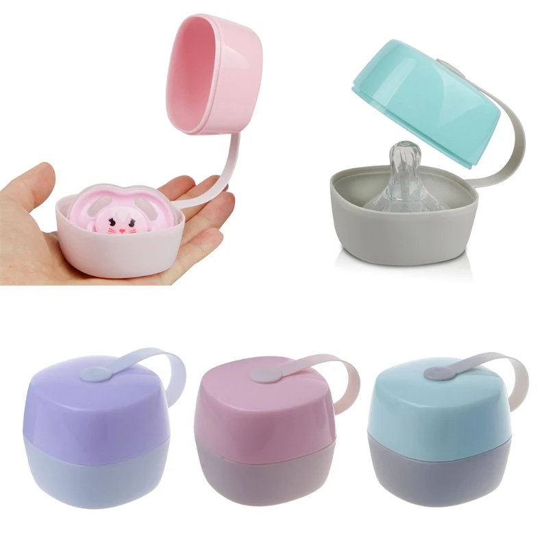 

Portable Baby Infant Kids Pacifier Nipple Cradle Case Holder Storage Box #0712