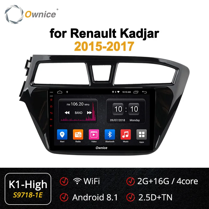 S9718-1 K1 HIGH Ownice Android 9,0 Восьмиядерный 360 panorama K3 K5 K6 Автомагнитола стерео для hyundai I20-gps CD DVD плеер DSP 4G LTE оптический - Цвет: S9718-1 K1 HIGH