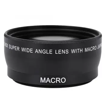 

camera Macro Lens Universal 0.45x 55mm Metal Wide Angle Macro Conversion Lens for DSLR SLR Cameras lens Wide Angle Lens