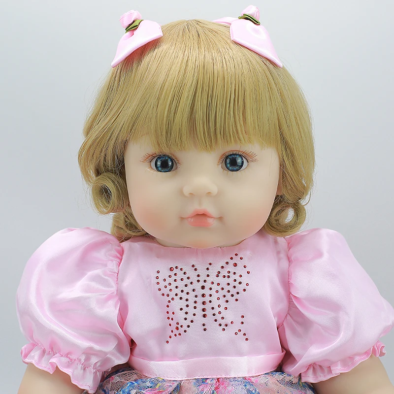 Кукла Reborn 58 см Мягкая кукла из силикона Boneca Женская Кукла Brinquedos прекрасная реальность bebe сюрприз блонд принцесса reborn кукла