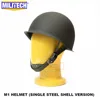 MILITECH USA M1 Steel Helmet Replica Helmet WW2 American M1 Steel Helmet World War 2 Collection Motorcycle Safety Helmet Repro ► Photo 2/6