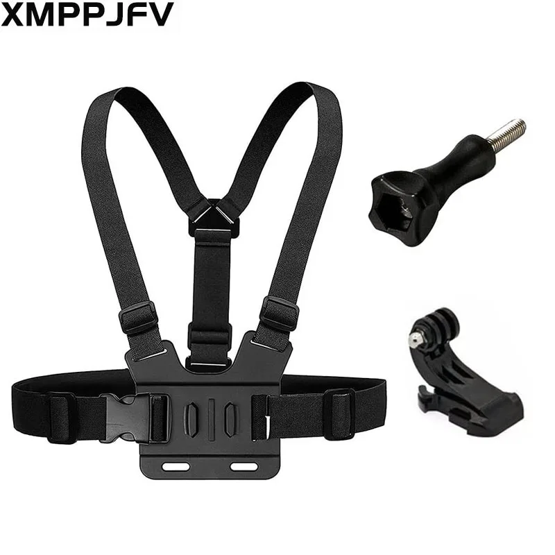 Harnais de poitrine réglable pour GoPro Hero 13/12/11/10/9/8/7/6/5/4/3+