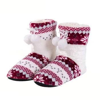 

Helisopus Winter Warm Socks Home Floor Slippers Soft Bedroom Non-slip Thermal Women Socks Indoor Fur Girls Christmas Gifts