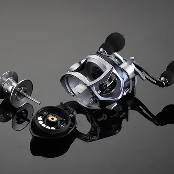 

Lure Fishing Reel Bait Casting LV100 Baitcast Ratio 6.5:1 Bearing 10+1B Good Quality Saltwater Fishing Reels Metal Stream