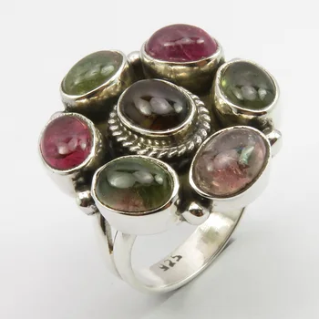 

Pure Oval TOURMALINE Ring Size 5.75 Gem Stone Fashion Jewelery