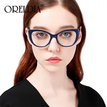 Oreldia Новые оптические очки оправа женские прозрачные линзы Роскошные хрустальные индивидуальные очки со стразами мужские женские легкие близорукость UV400