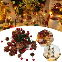 

2M 20 LED String Light Outdoor Waterproof Christmas Pine Cone Light LED Party Home Room Garden Garland Patio Decorate Lamp