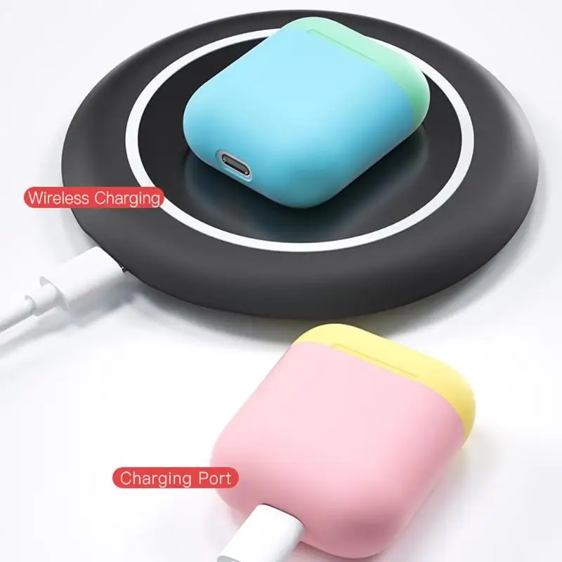 0,6 мм силиконовый чехол, защитный чехол для наушников, коробка для Apple Airpods, поддержка дропшиппинг
