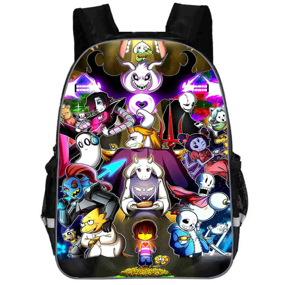  11/13inch Anime Undertale Backpack for Girls Boys Book Bag kindergarten mochila Travel Bag Undertal - 4000050300064