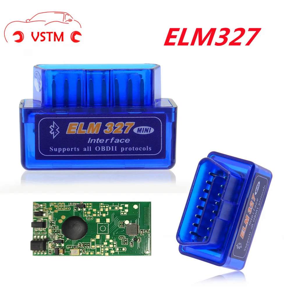 Vstm Ultima Versione Scanner Diagnostico Per Auto Super Mini Elm327 Bluetooth V2.1 Obd2 Elm 327 Per Protocolli Odb2 Obdii