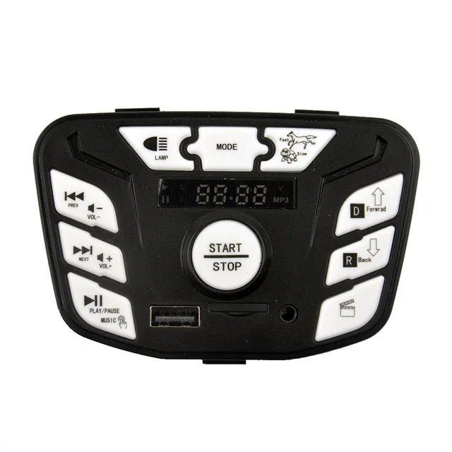 JR1927m central control music player XMX children's electric vehicle power start control board 5