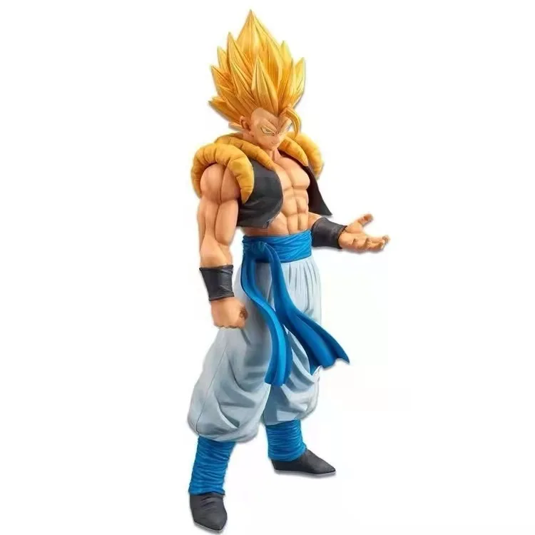 Dragon Ball Z Action Figure, Super Saiyajin, Cabelo Azul, Vegeta IV,  Figurinhas Vegetto Son Goku, Boneca Modelo em PVC, Presentes Infantis, 22cm