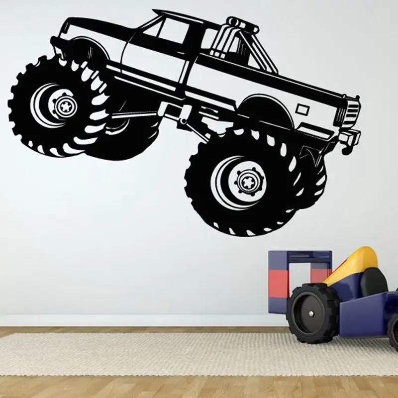 Car Sticker 4x4 SUV Vehicle Decal Classic Cars Posters Vinyl Wall Decals Pegatina Quadro Parede Decor Mural Car Sticker
