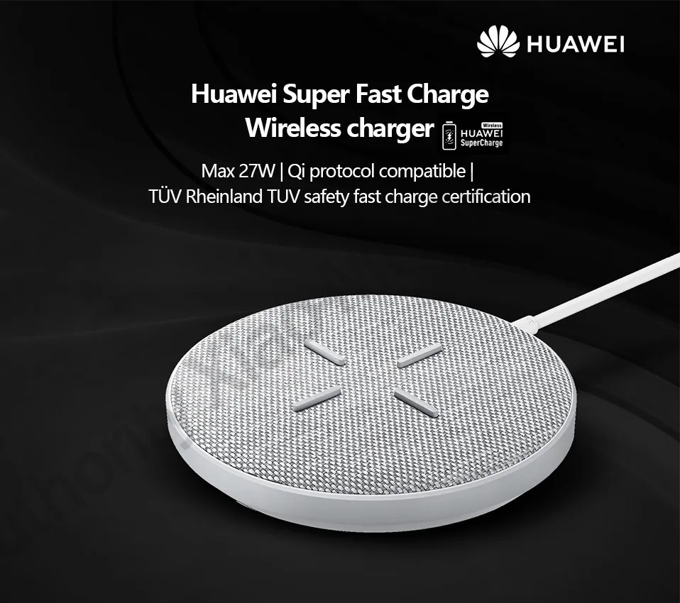 Huawei Honor Беспроводное зарядное устройство Max 27 Вт SuperCharge беспроводное быстрое зарядное устройство для huawei mate P30 Pro для iPhone 11 для samsung S10