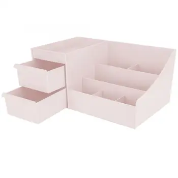 

Professional Makeup Case Cosmetic Storage Box Desktop Beauty Organizer with Drawer Cosmetic Lipsticks Organizer Make up Tool