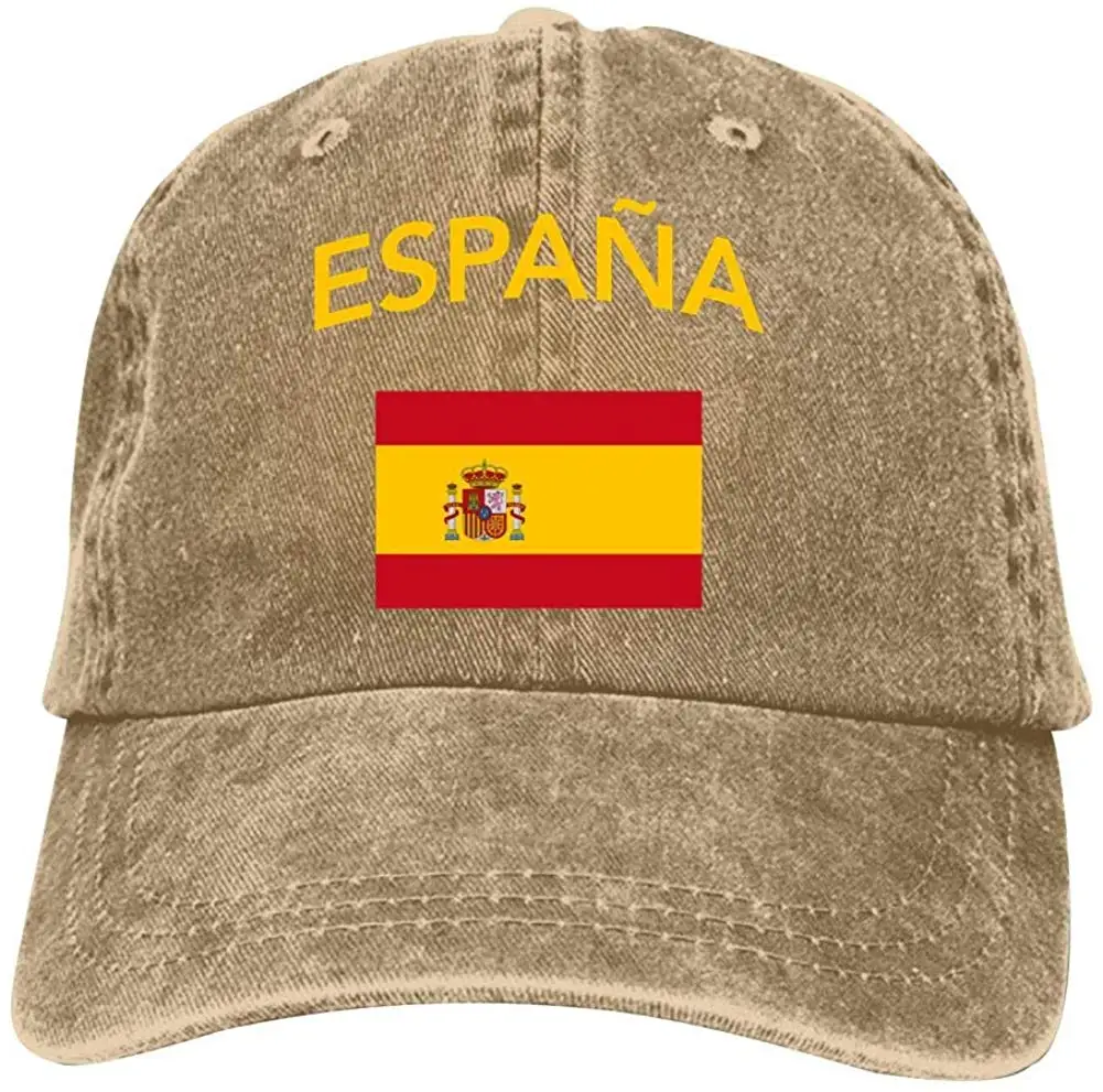 Испанский флаг с двойной пряжкой Регулируемая ковбойская Ретро ковбойская шляпа