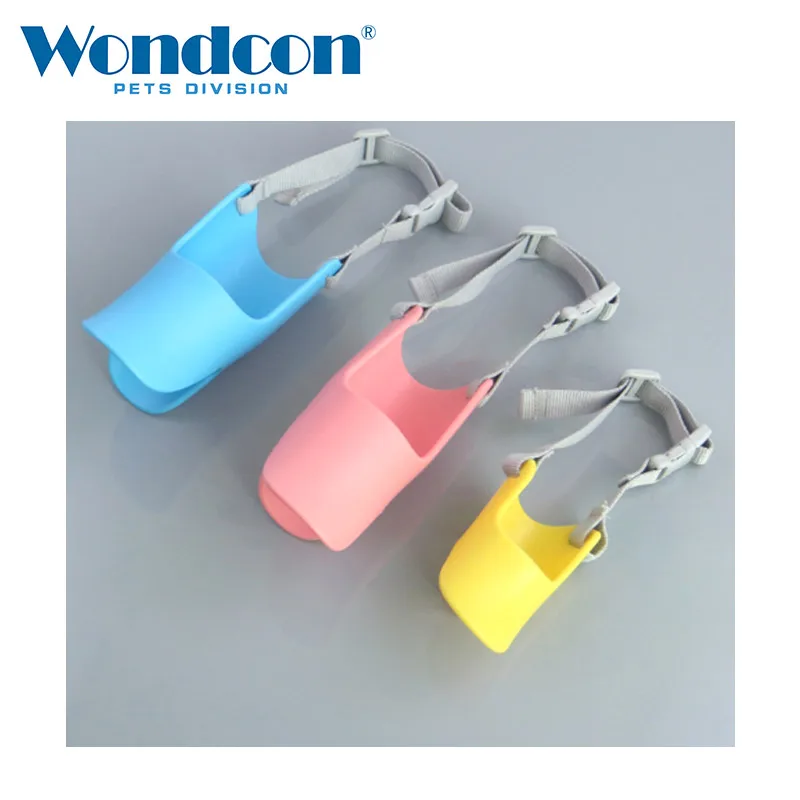 Wondcon Veterinary Silicone Muzzles Anti Bite Duck Mouth Shape Dog Mouth Covers Anti-Called Muzzle Masks Pet Mouth for Dog