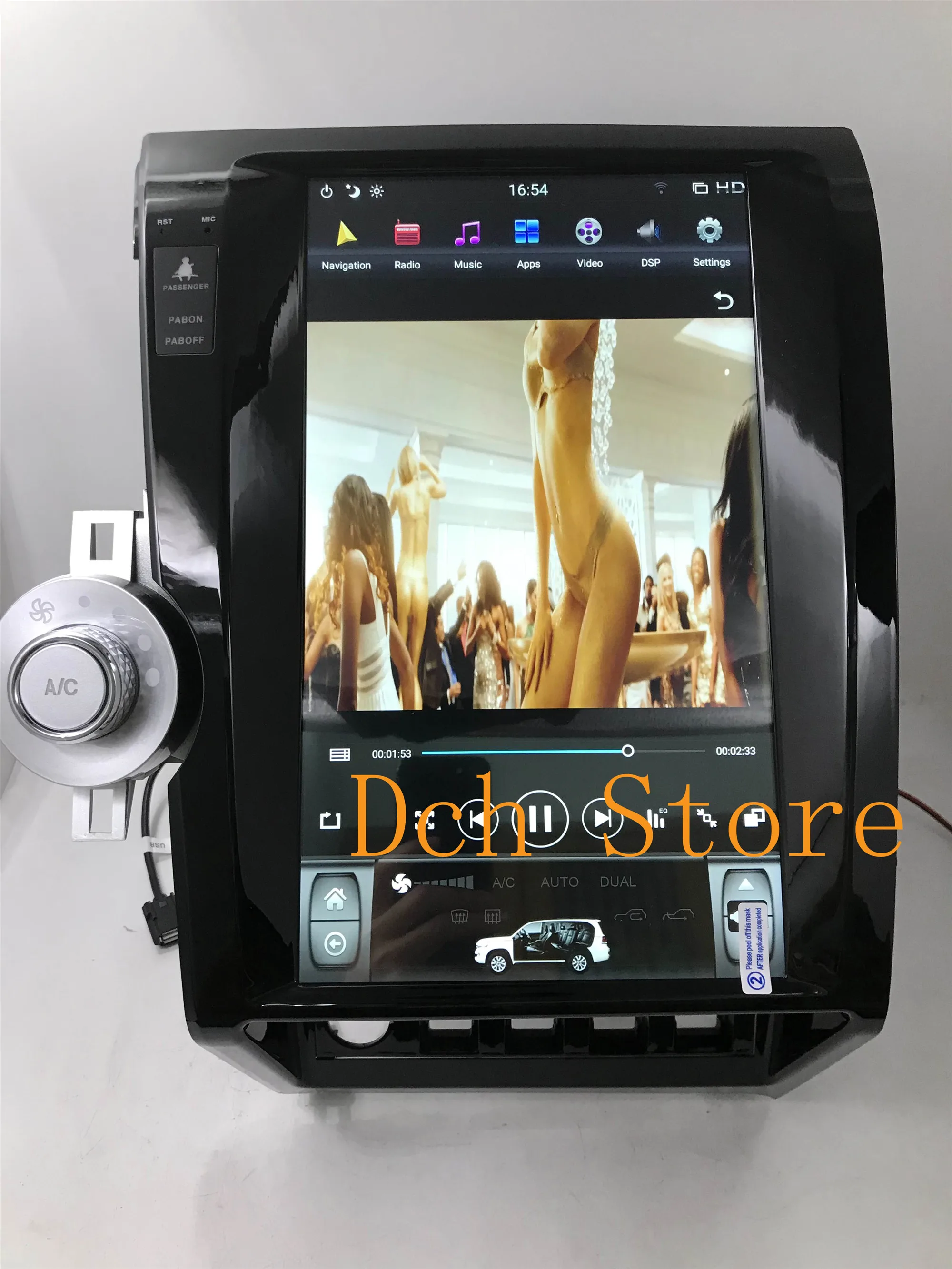 13 6 дюймовый вертикальный экран tesla style Android 9 0 автомобильный DVD плеер GPS для toyota tundra