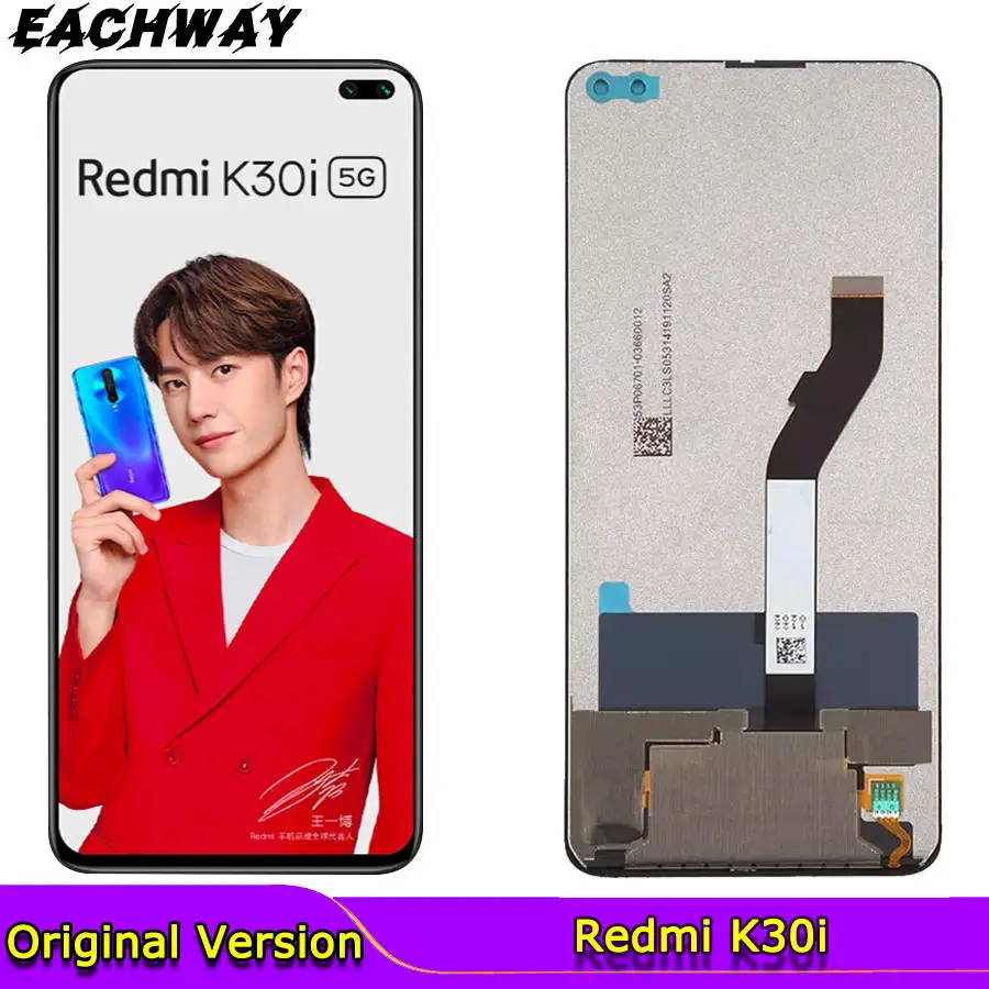100% Оригинальная работа 5G K30i ЖК экран для Xiaomi Redmi K30 я дисплей с корпусом сенсорный
