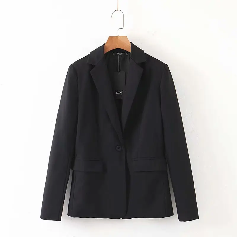 XQB CT363H Новинка, женский элегантный однотонный Повседневный приталенный Блейзер ярких цветов, офисный женский пиджак на одной пуговице, шикарная верхняя одежда, деловой пиджак CT363 - Цвет: XQB CT363H
