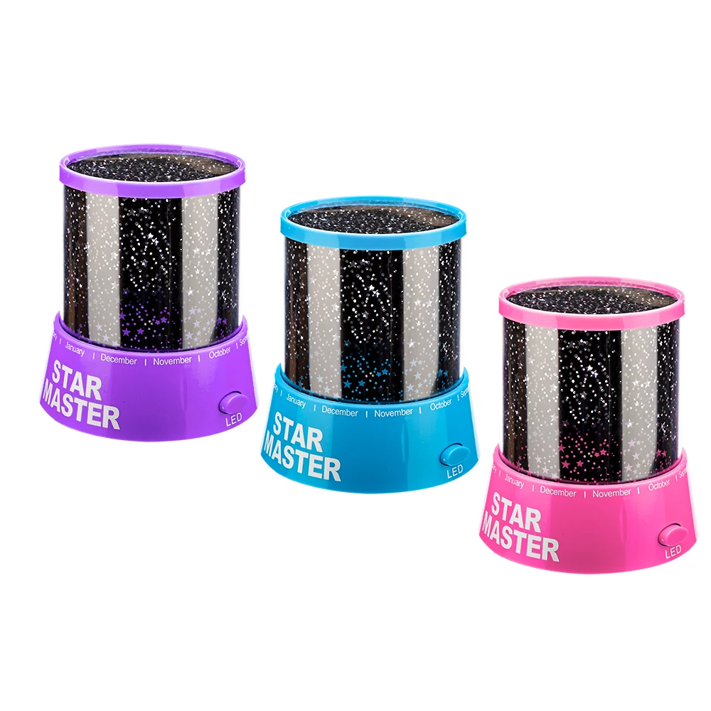 Galaxy Projector Starry Sky Rotating LED Night Light Planetarium Children Bedroom Star Night Lights Moon Light Kids Gift Lamp-5