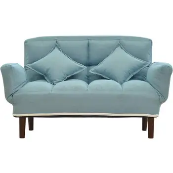 

Lazy Diary Double Sofa Small Huxing Modern Simple Cloth Sofa Bedroom Living Room Folding Lazy Sofa Bed