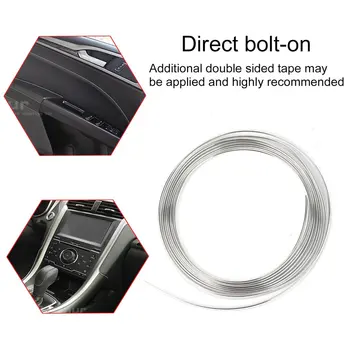 

5m/lot Car-Styling Universal DIY Cold Line Flexible Interior Decoration Moulding Trim Strips Car Styling Accessories