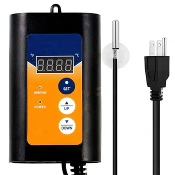 

Heat Mat Thermostat 5-40℃ Planting Temperature Controller Hydroponic Horticulture Growing Equipment Heat Mat