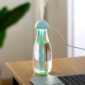 

Novedades 2020 Umbrella levitating light bulb Creative Jellyfish Shape Air Humidifier Aroma Essential Oil Diffuser Household USB