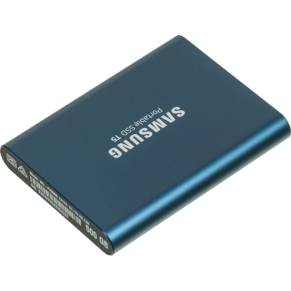 Накопитель SSD Samsung USB 500Gb MU-PA500B/WW T5 2.5"