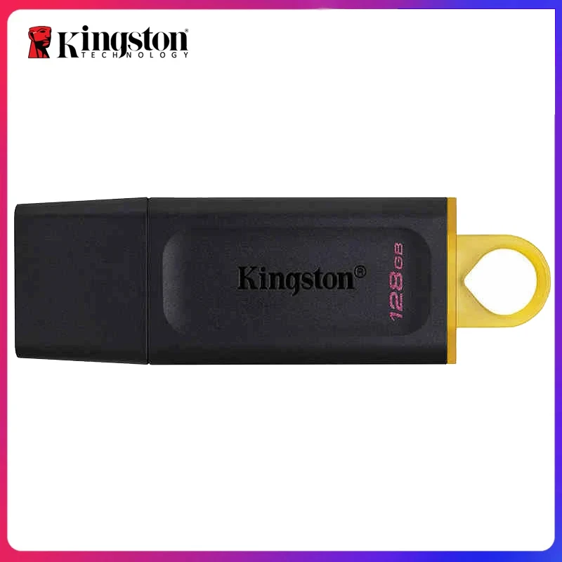 Kingston USB флеш-накопитель 16 ГБ 32 Флешка 64 Гб 128 u-диск 3 1 металлический