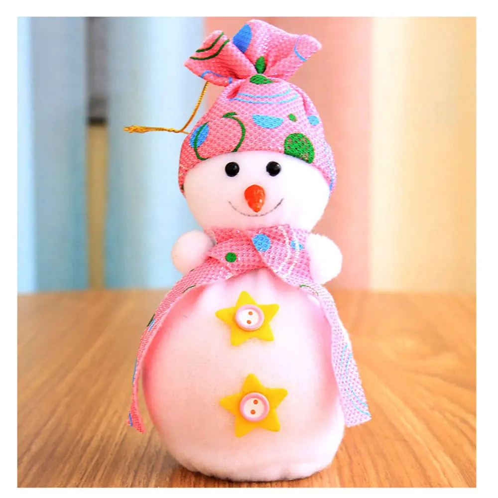 Pink Вечерние коробки для конфет, рождественские подарочные сумки, новогодние держатели, разноцветные тканевые товары для дома, украшения на год - Цвет: Pink