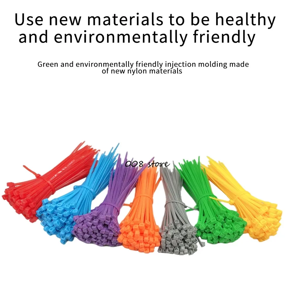 100pcs cable tie 3*100 3.9" plastic seal nylon tie wire for cable ties nylon cable ties cable tie nylon zip ties