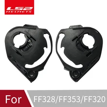 Base d'objectif de casque de moto, une paire d'accessoires de visière de casque adapté à LS2 FF328 FF353