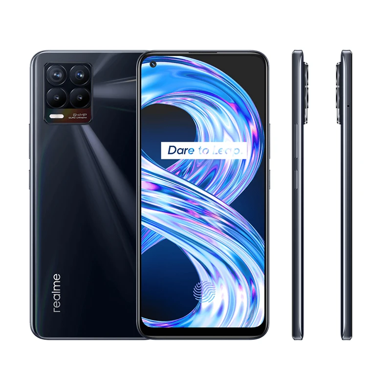 Смартфон Realme 8 NFC FHD + AMOLED экран 6 4 дюйма Восьмиядерный процессор Helio G95 5000 мАч камеры