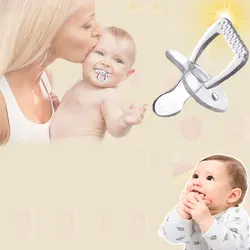 Baby Pacifier Round/Flat Shape Food Grade Silica Gel Pacifier Feeding Chupeta Baby Products Pacifier For Baby