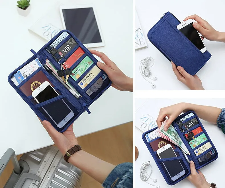Дропшиппинг тренд путешествия пилот полёт ID Кредитная карта Документ Органайзер держатель паспорт кошелек сумка