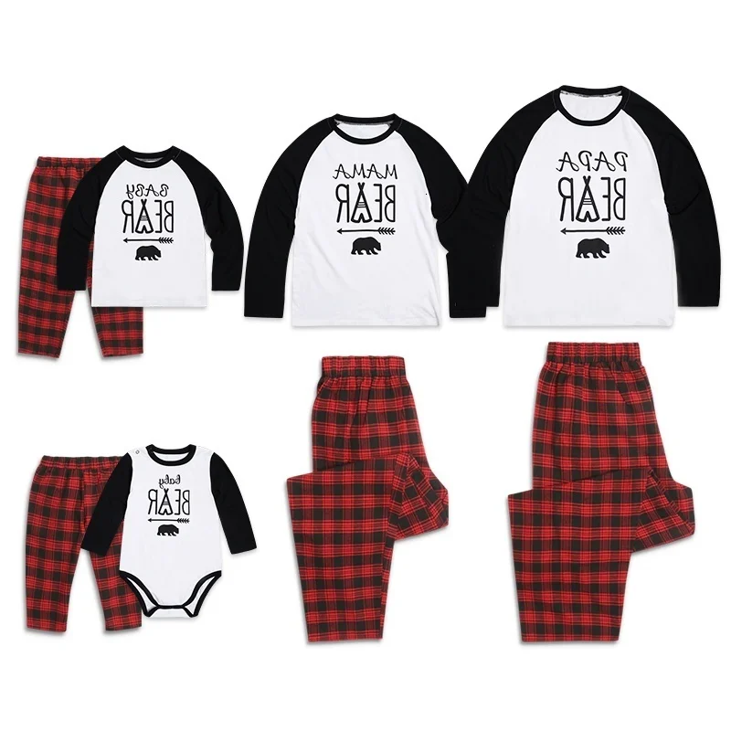 

New Family Matching Clothes Outfits Look Christmas Pajamas Mother and Daughter Father Son Sleepwear Family Pajamas Clothing Sets