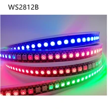 1m 2m 3m 5m WS2812B LED Strip Individually Addressable Led Light Strip Neon Smart Pixels Led Lights DC 5V IP30 65 67