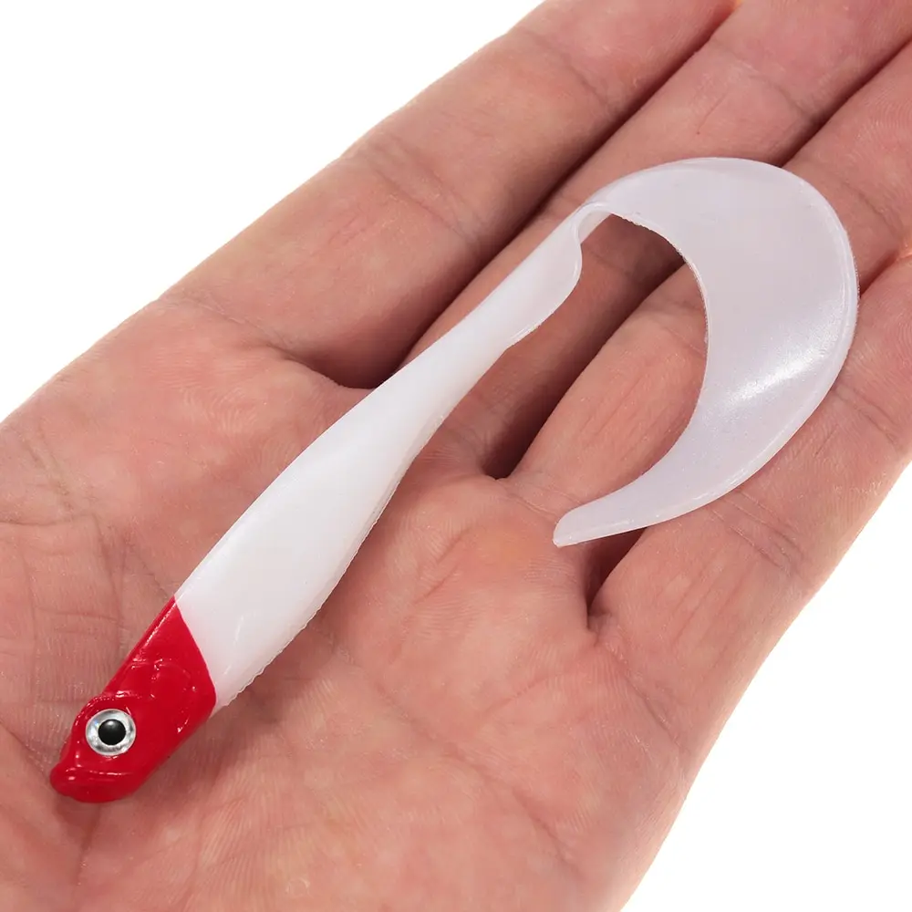 

Lixada Fishing Lures 5PCS 10.5cm Fish Type Soft Carp Fishing Lure 3D Eyes Soft Lure Soft Bait Sea Fishing Lure De Pesca